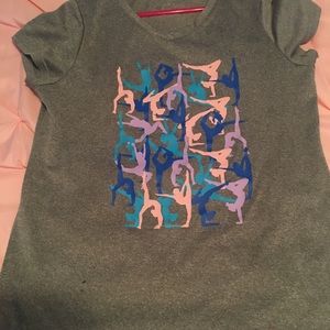3 girls athletic tops